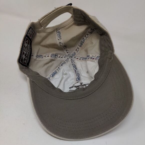 Richmond County Strapback Hat Tan Extreme Fit Embroidered Horseshoe Ahead - Picture 7 of 8